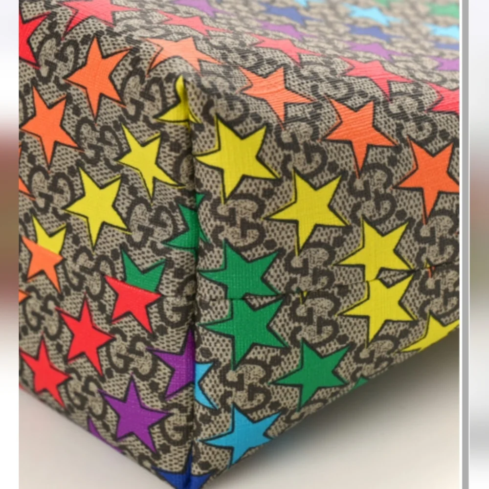 Gucci HG Supreme Monogram Children's Star Print Mini Tote - Picture 5 of 5